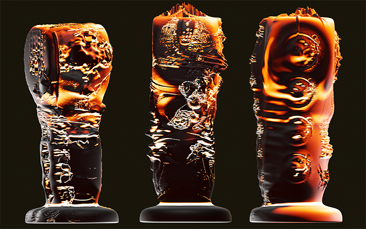 Small sculptures render A by Harry Appleyard