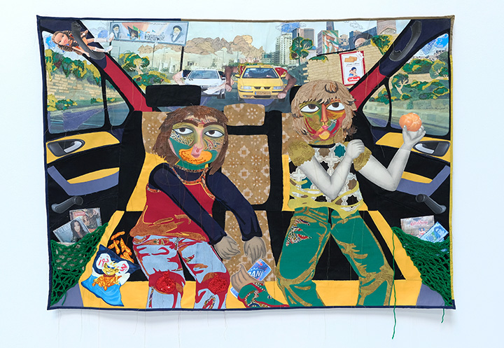 Backseat snacking: cream puffs and cheese puffs by Leily Moghtader Mojdehi