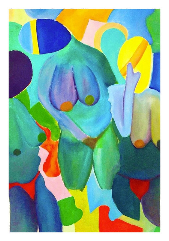 Ladies in thongs by Maurane Gadeau (Mrs Blues)